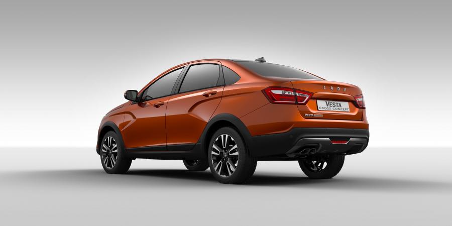  Lada Vesta Cross Concept 2016 года  (фото 4 из 9)
